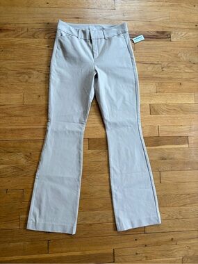 Old Navy Pixie Flare Pants Stone Size 6 NWT